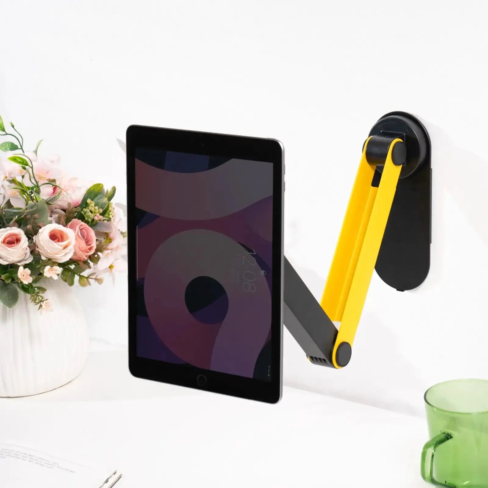 Magnetic Wall Mount Phone & Tablet Holder — Adhesive, Universal Fit