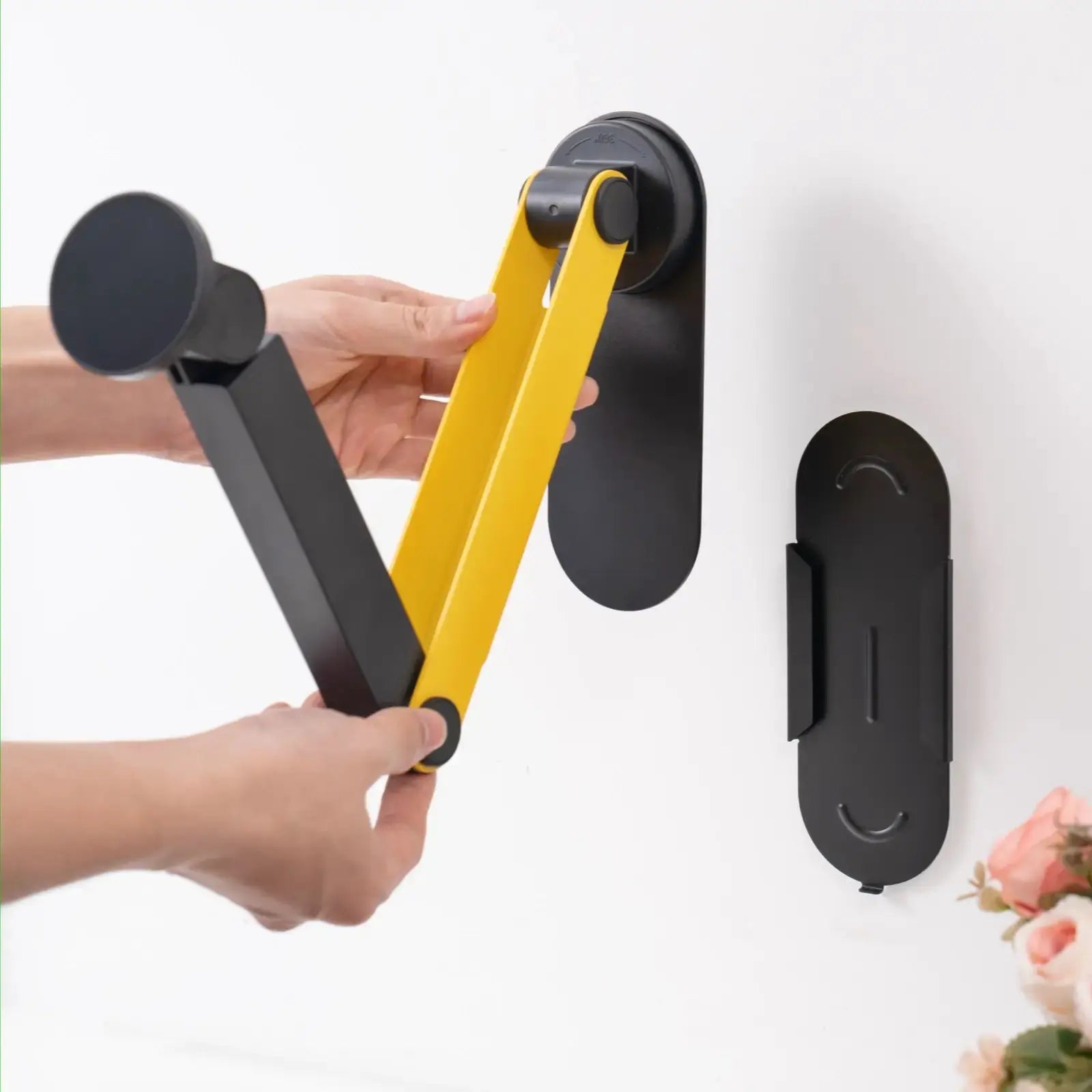 Magnetic Wall Mount Phone & Tablet Holder — Adhesive, Universal Fit