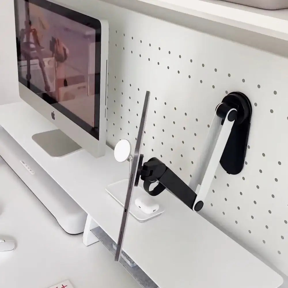 Magnetic Wall Mount Phone & Tablet Holder — Adhesive, Universal Fit