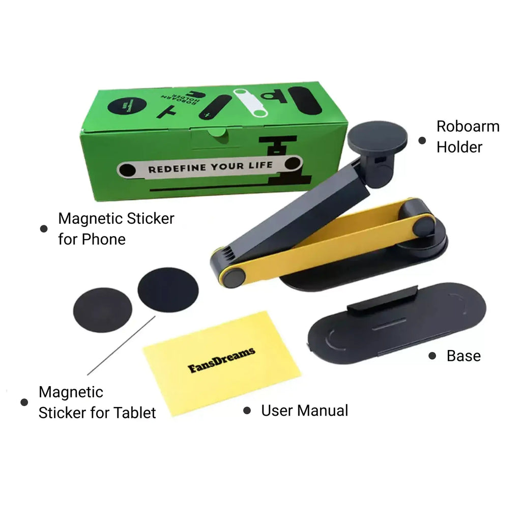 Magnetic Wall Mount Phone & Tablet Holder — Adhesive, Universal Fit