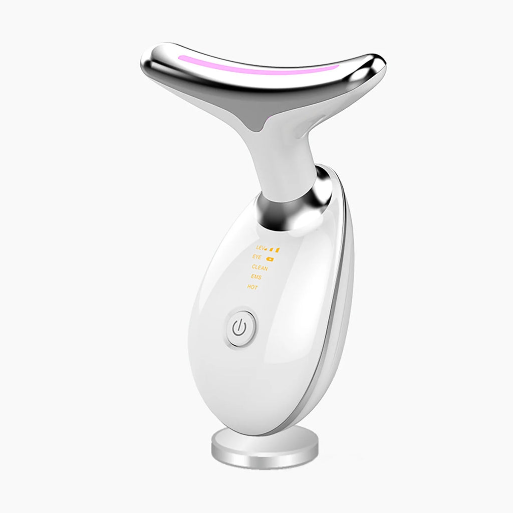 BGZLEU Neck Face Beauty Device, Skin Care Facial Massager, 3 in 1 Portable Face Massager for Skin Care, Face Sculpting Tool, Vibration, Thermal, Microcurrent