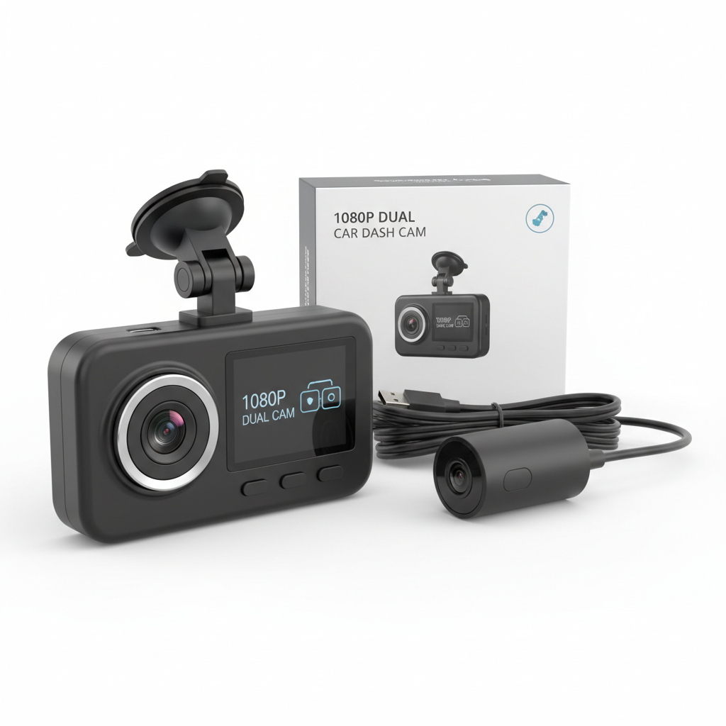 Front and Rear 1080P Dash Cam
