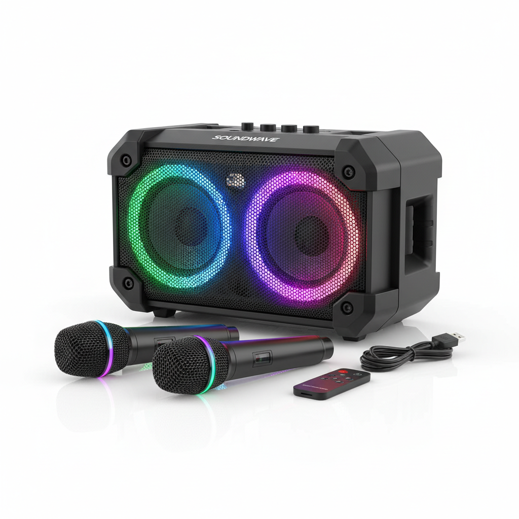 Party Speaker with Microphones