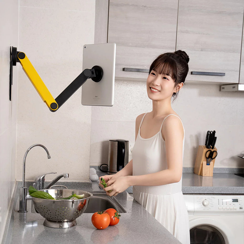 Magnetic Wall Mount Phone & Tablet Holder — Adhesive, Universal Fit