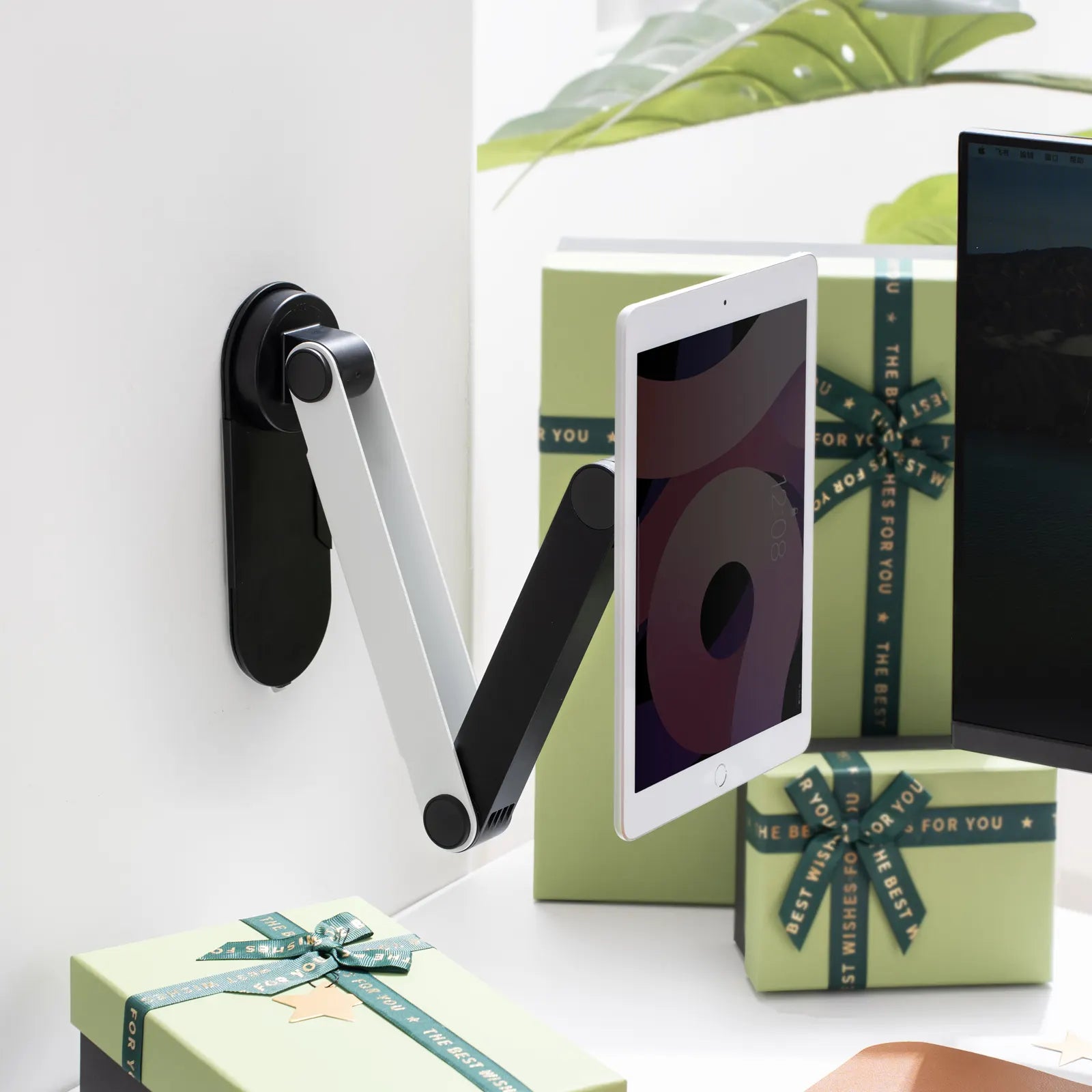 Magnetic Wall Mount Phone & Tablet Holder — Adhesive, Universal Fit